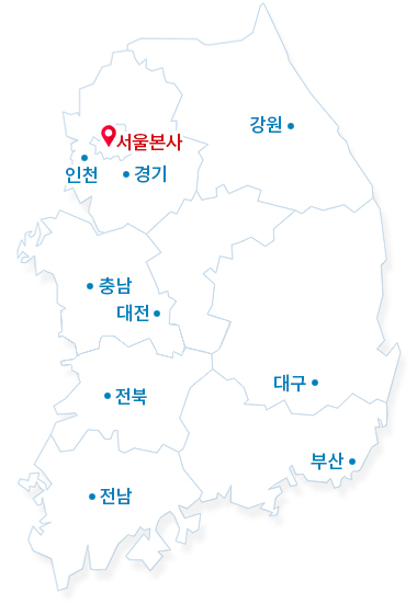 흥신소전국지사지도